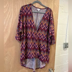 Lularoe Aztec print Lindsay Kimono